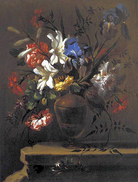 Bartolome Perez Vase of Flowers. Sweden oil painting art
